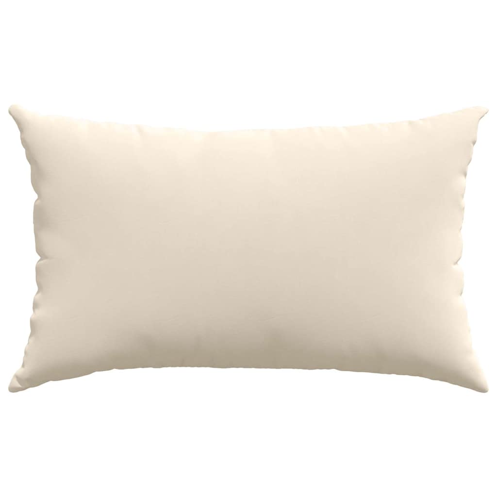 Sofa Pillows 2 pcs Beige 50 x 30 cm Fabric